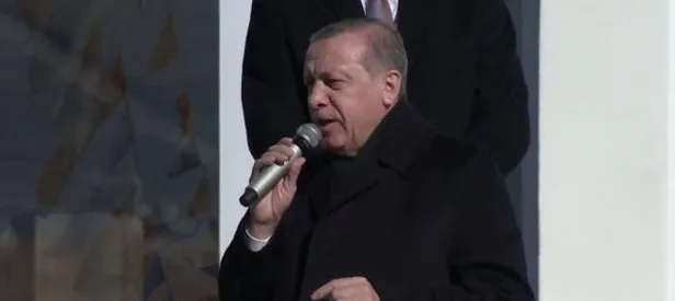 Erdoğan Ağrıda müjdeyi verdi