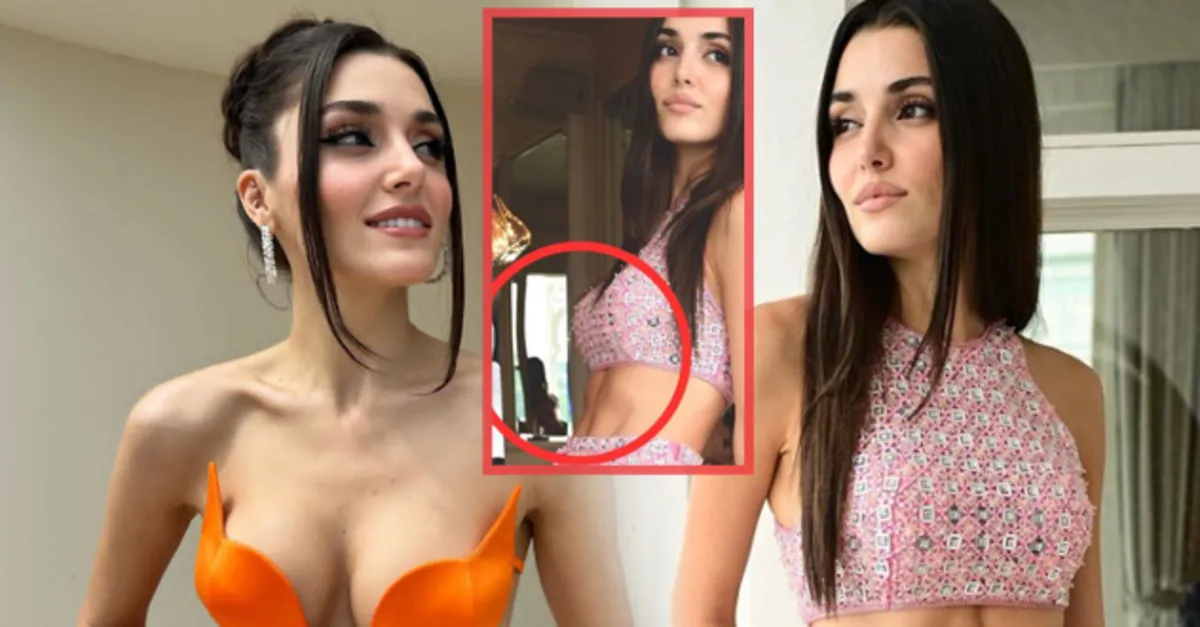 Hande Erçel güzellik uğruna aynaları yamulttu! Kas sergilemek isterken ti’ye alındı sosyal medya: Gözlerim mi bozuldu yoksa...