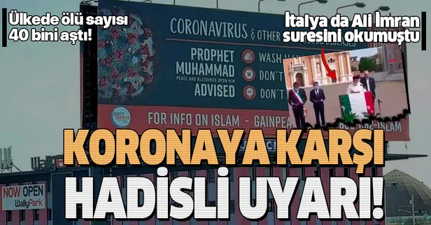 ABD'de koronavirüse karşı Hz. Muhammed'in hadisi ile uyarı!