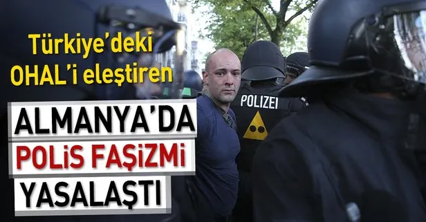 Almanyada polis faşizmi yasalaştı