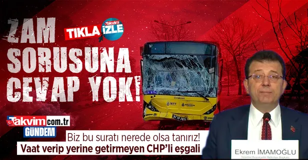 Ücretsiz toplu ulaşım vaadiyle ilgili soruyu cevaplayamayan CHP'li İBB Başkanı Ekrem İmamoğlu'nun yüzü düştü: "Şu anda farklı bir konuyu konuşuyoruz"