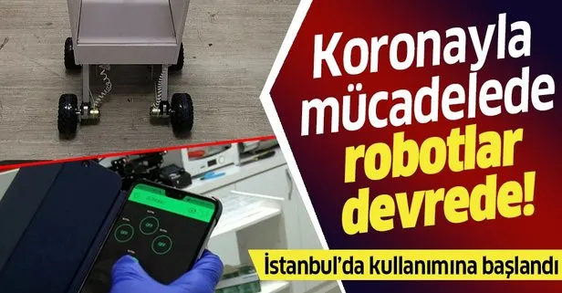Koronavirüsle mücadelede robotlu dönem! İstanbul’daki hastanede bugünden itibaren kullanılmaya başlandı!