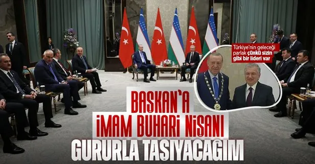 Başkan Erdoğan’a İmam Buhari Nişanı! Özbekistan’da önemli mesajlar