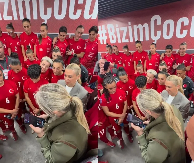 ¡El presidente Erdoğan envía una llamada telefónica de felicitación a la selección nacional femenina de fútbol!