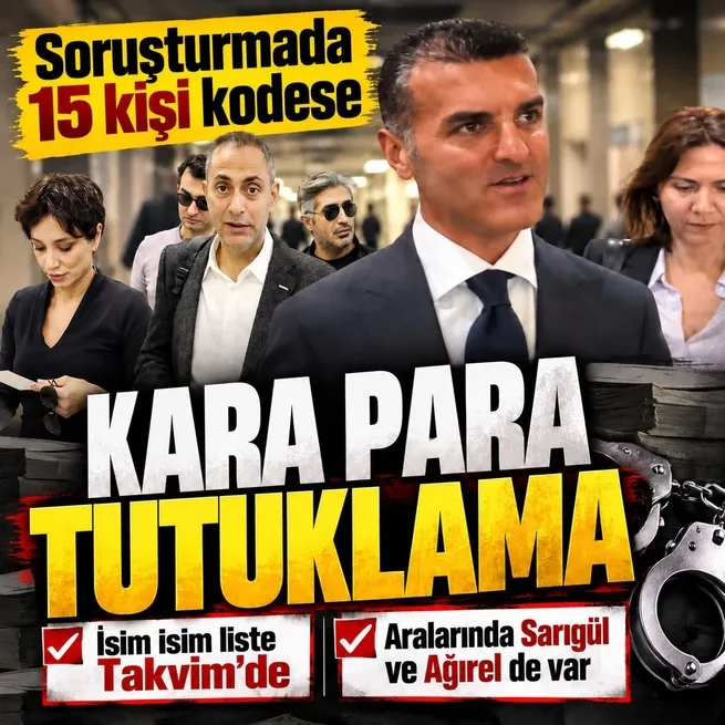 Kara para aklama soruşturmasında hakimlik kararını verdi! Ömer Sarıgül ve Murat Ağırel dahil 15 tutuklama