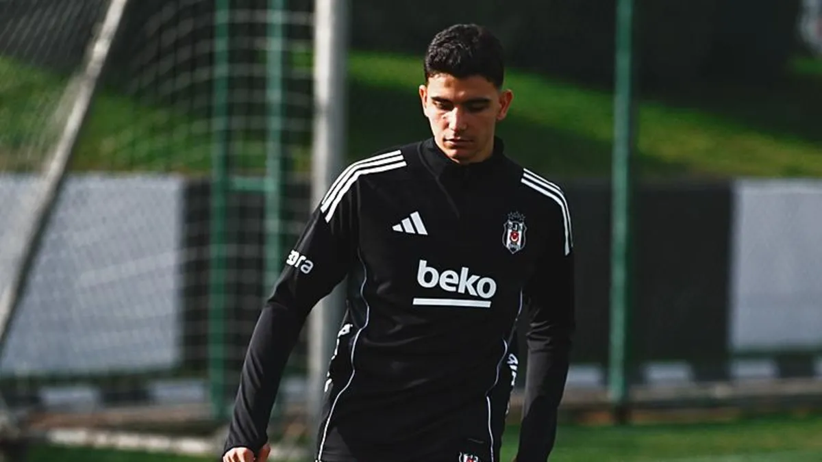 Beşiktaş'ta Yasin Özcan antrenmana çıktı!