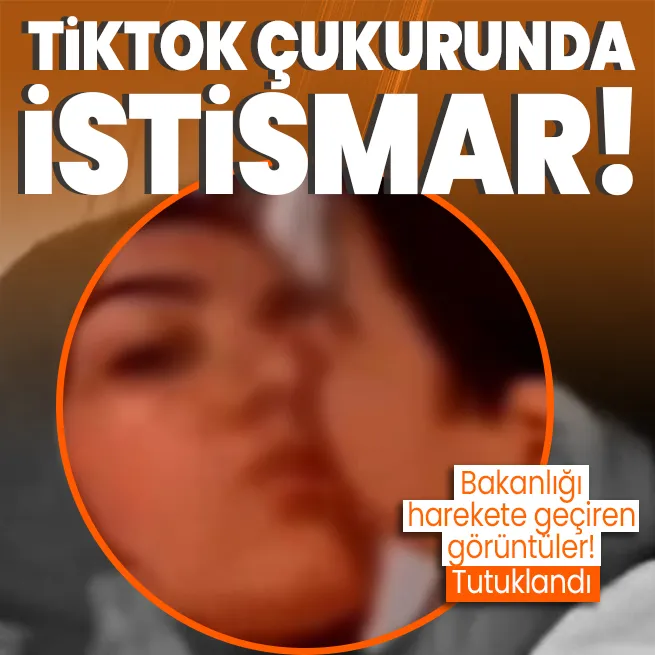 TikTokta tık uğruna Ben dudak seviyorum deyip çocuğu dudağından öptüren Duygu Özgül Kalebayır tutuklandı