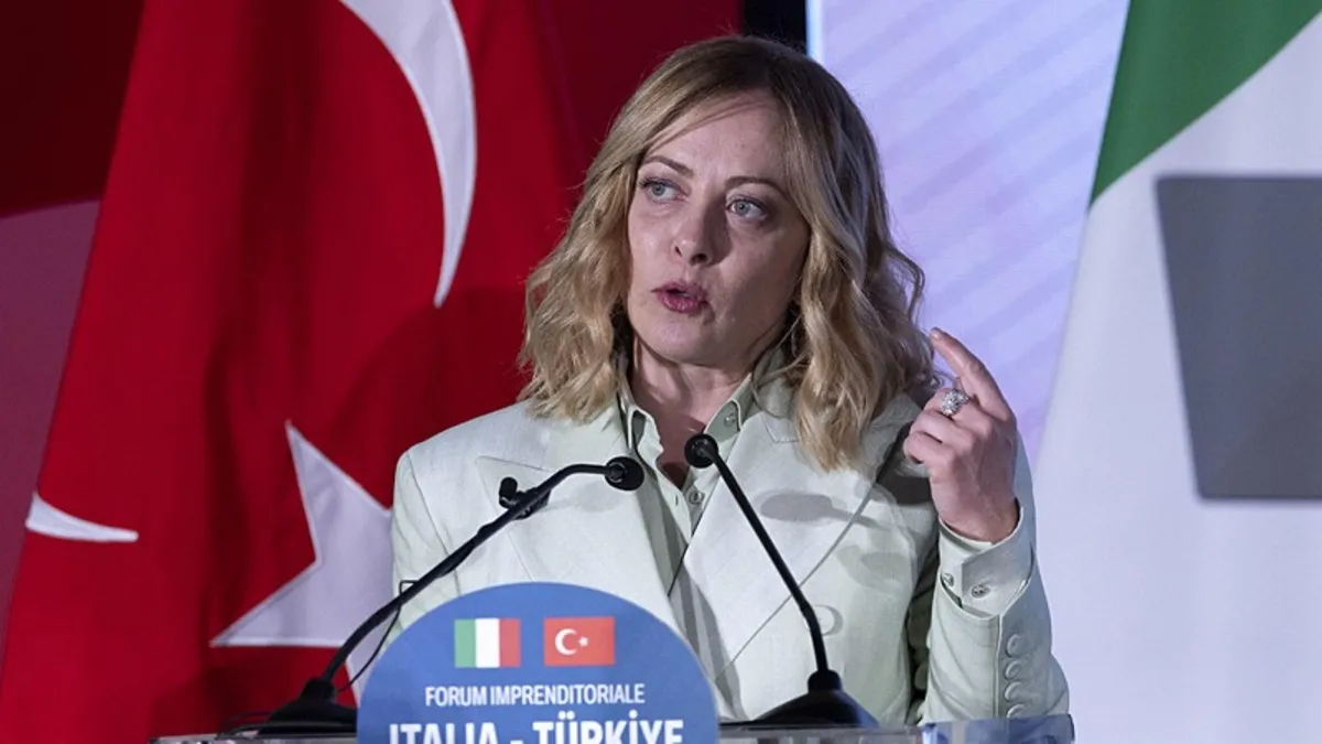 İtalya Başbakanı Meloni'den Türkiye-İtalya İş Forumu'nda önemli açıklamalar