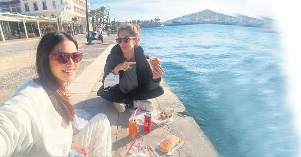 Ceylan Çapa’nın restoranlar kapalı olunca sahil yoluna yer sofrası kurup yemek yemesine eleştiri: Hiç hijyenik değil!