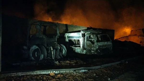 Çorum'da köy yangını! Alevler bir anda sardı her şey kullanılamaz hale geldi!-3