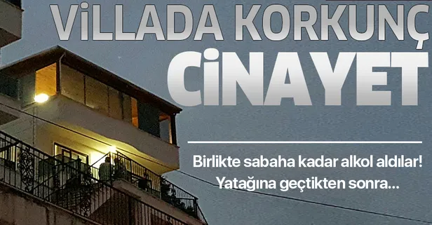 Villada korkunç cinayet! Yatağında öldürüldü