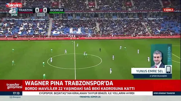 Wagner Pina Trabzonspor'da!