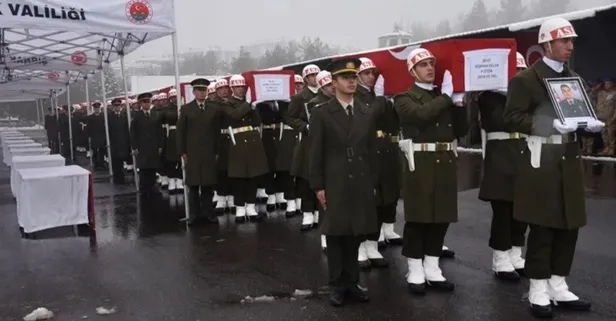 Son dakika: Pençe Kilit bölgesinde şehit olan askerlerimiz son yolculuklarına uğurlandı
