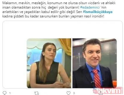 FOX sunucusu İsmail Küçükkaya'nın maskesi düştü, eski eşi Eda Demirci'ye destek yağdı! Dayakçı İsmail'i teşhir ediyoruz