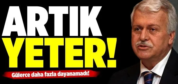 Gülerce linç kampanyasına daha fazla dayanamadı