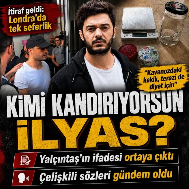 İlyas Yalçıntaşın uyuşturucu savunması ortaya çıktı: Kavanozdaki kekik, terazi de diyet için!