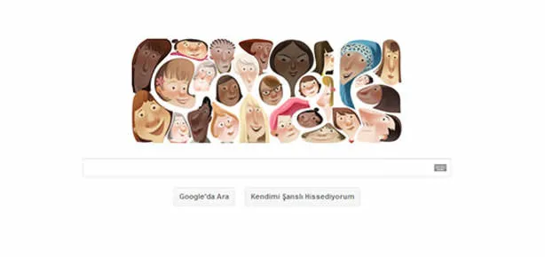 Google kadınları unutmadı