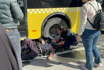 Fatih’te İETT motosiklete çarptı: 1 yaralı
