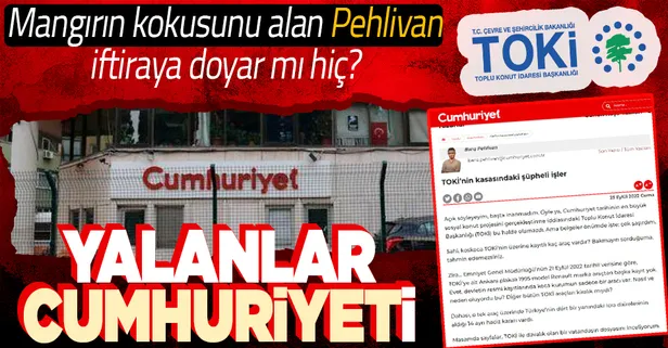 CHP yandaşı mangır medyasında TOKİ'yi engelleme ve karalama kampanyası! Mesnetsiz iddiaya net yanıt