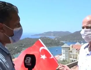 Meis Adası’nın karşısına Türk bayrağı dikmişti! O anları anlattı!