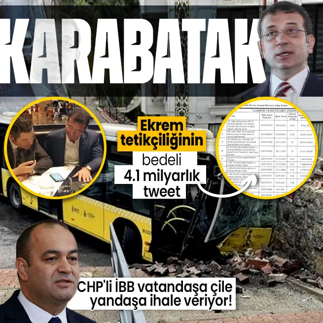 CHPli İBB vatandaşa çile yandaşa ihale veriyor! Ekrem İmamoğluna desteğin bedeli 4.1 milyar TL
