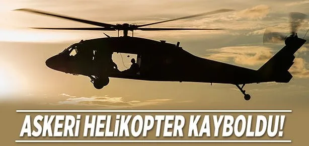 Askeri helikopter kayboldu