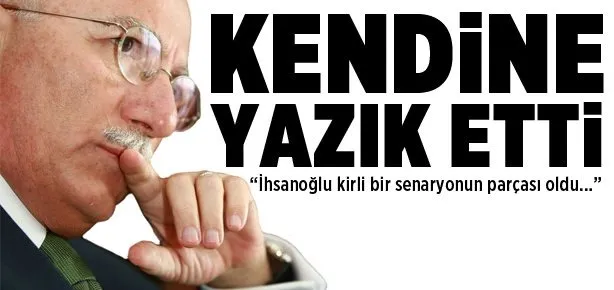 İhsanoğlu kedine yazık etti!