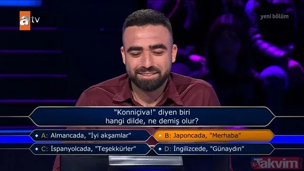 Kenan İmirzalıoğlu'nun sunduğu Kim Milyoner Olmak İster'de geceye damga vuran yarışmacı! Soruyu bilemeyince çekip gitti - 36