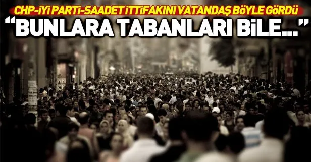 Cümbüş İttifakını vatandaş böyle değerlendirdi