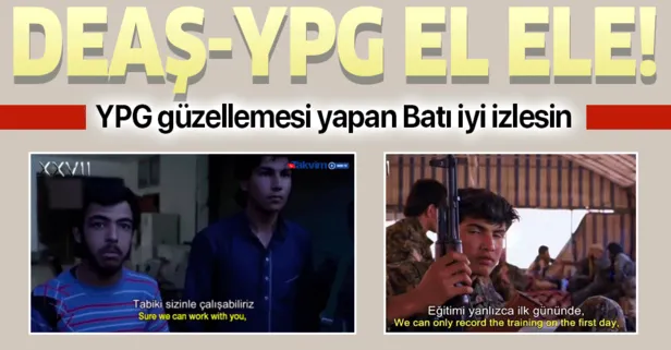 YPG'li teröristler yakaladıkları DEAŞ'lı teröristleri kendi saflarına katıyor