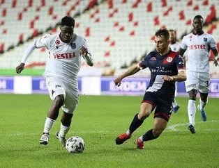 Trabzonspor fırtınası Antalya’da esti!