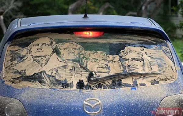 Kirli arabalardan sanat eserleri ortaya çıkarıyor - 18