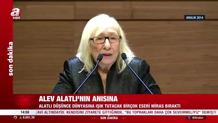 Yazar Alev Alatlı anısına