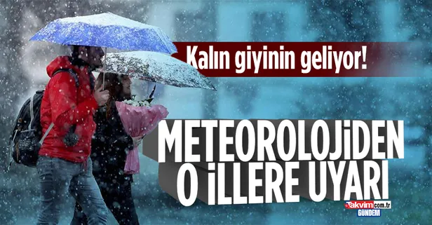 MGM'den o illere uyarı: Kar geri geliyor! Sıcaklıklar 10 derece düşecek