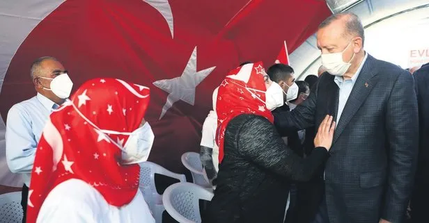 Başkan Recep Tayyip Erdoğan, dün Diyarbakır anneleri ile bir araya geldi