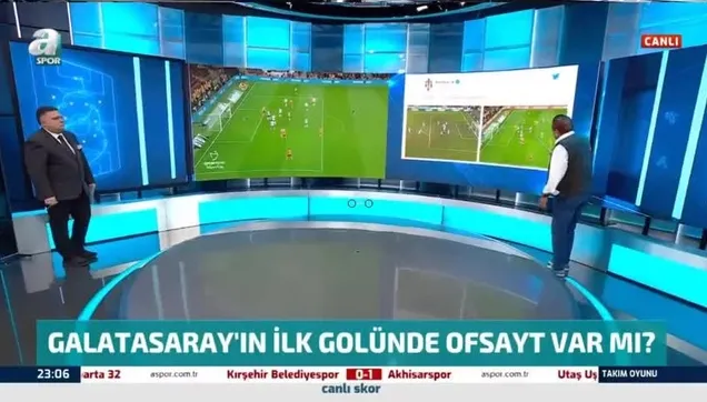 Erman Toroğlu yorumladı: Galatasaray'ın golünde ofsayt var mı? Beşiktaş da gönderme yapmıştı...