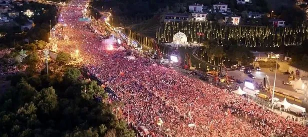 15 Temmuz etkinliklerine kaç kişi katıldı?