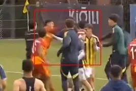 Fenerbahçe - Galatasaray derbisi öncesi U19 maçında yumruklu kavga!