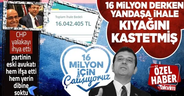 CHP’de adrese teslim ihaleler zinciri! İmamoğlu’nun yalakası Necati Özkan’a milyonlar aktı partinin eski avukatı isyan etti