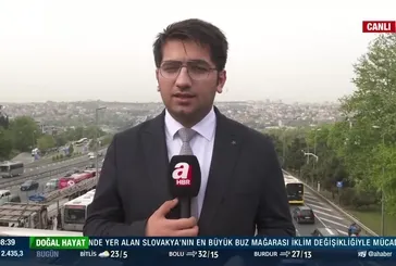 İstanbul'da sabah trafiği!