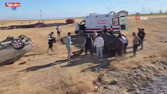 Düğün konvoyunda feci kaza: 4 yaralı