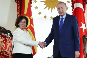Başkan Erdoğan Makedonya Cumhurbaşkanı Davkova'yı ağırladı! Rusya, Vietnam, KKTC ve Somali kabulü