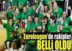 Rakiplerimiz belli oldu