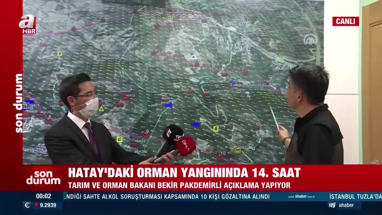 Tarım ve Orman Bakanı Bekir Pakdemirli açıkladı! İşte Hatay'daki yangında son durum