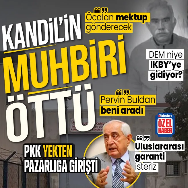 Kandilin muhbiri Pencweniden Öcalan mektup gönderecek iddiası! PKKdan uluslararası garanti pazarlığı... DEM IKBYye neden gidiyor?