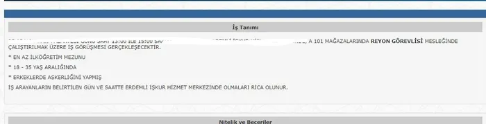 en-az-15000-tl-maasla-iskurdan-a101-bim-personel-alimi-depo-gorevlisi-reyon-gorevlisi-satis-danismani-beden-is-1703085231147.jpg Depo - reyon görevlisi, satış danışmanı, kasiyer.. 15.000 TL maaşla İŞKUR'dan A101, BİM personel alımı başvuru şartları detayları-6