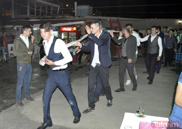 50 metrelik düğün takısı görenleri şaşkına çevirdi