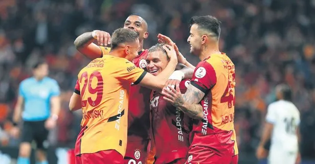 Galatasaray, Samsunspor ve Bodrum FK maçlarında rakip kaleyi topa tuttu