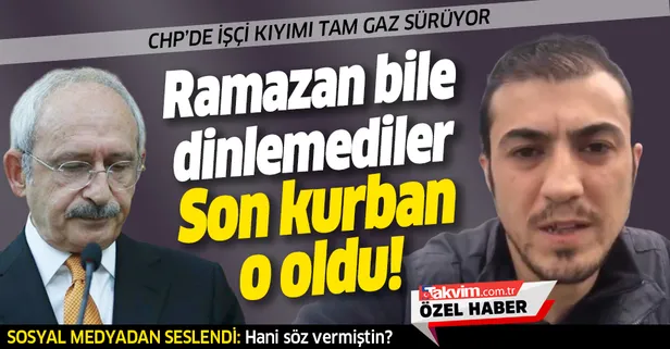 CHP'de işçi kıyımı sürüyor! Esenyurt Belediyesi'nin fotoğrafçısı Burak Okuyucu kovuldu