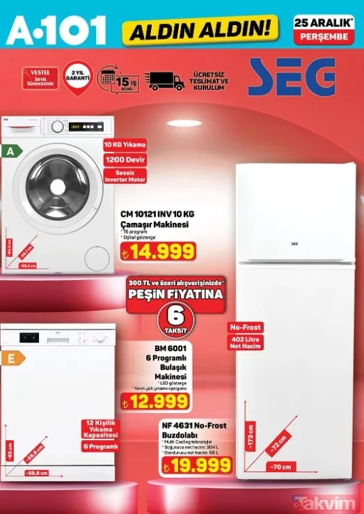 Yeni Yıl Sürprizi A101 Afişi Yayınlandı: 25 Aralık Dev İndirim Listesi - 15